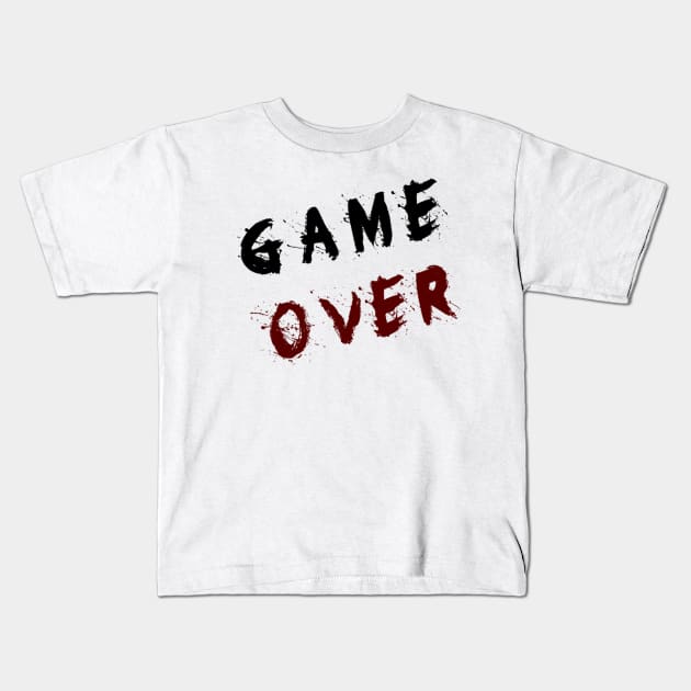 Game Over Kids T-Shirt by nikovega21